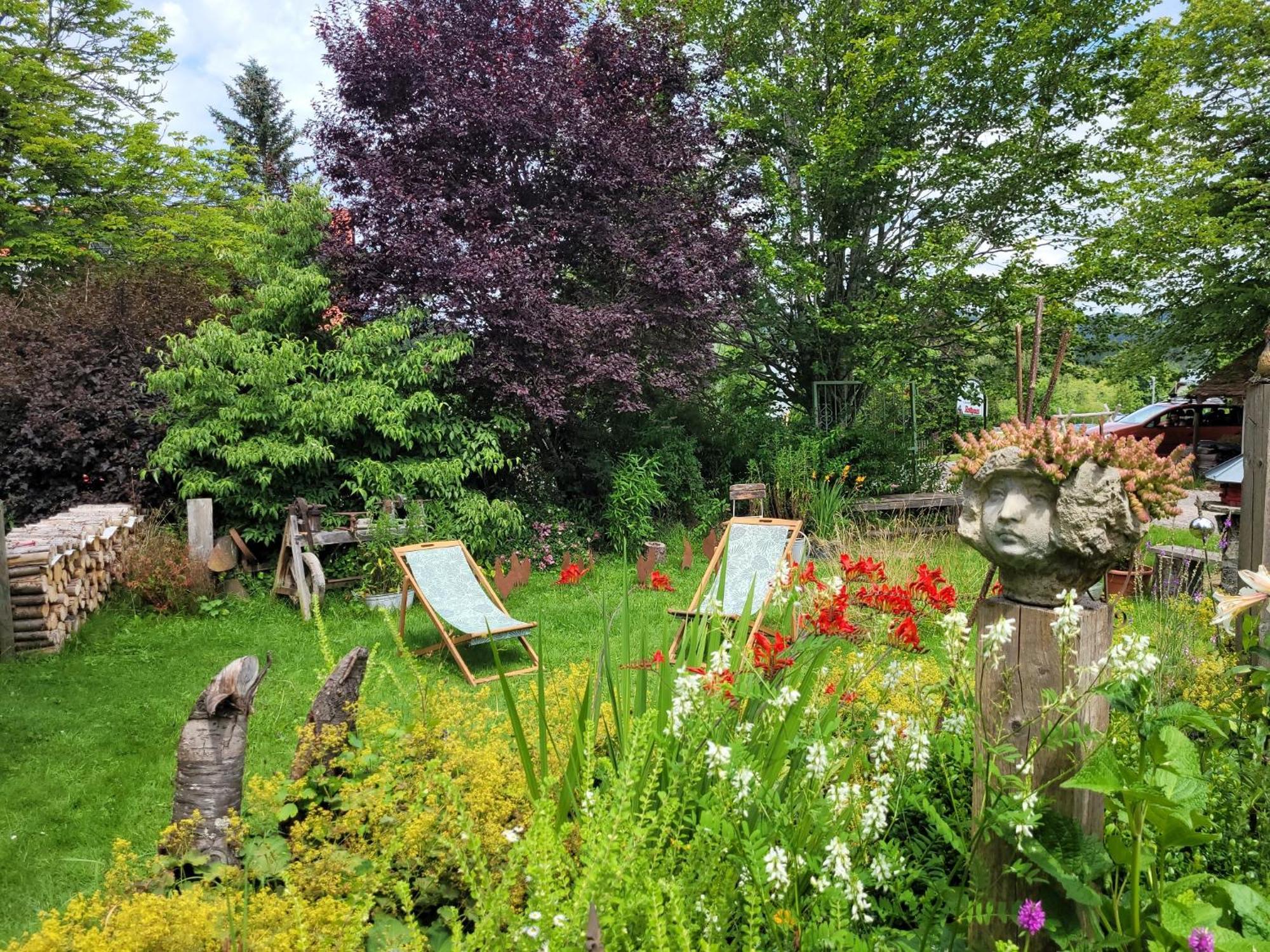 Blick In Den Garten Holzschlag Eksteriør bilde
