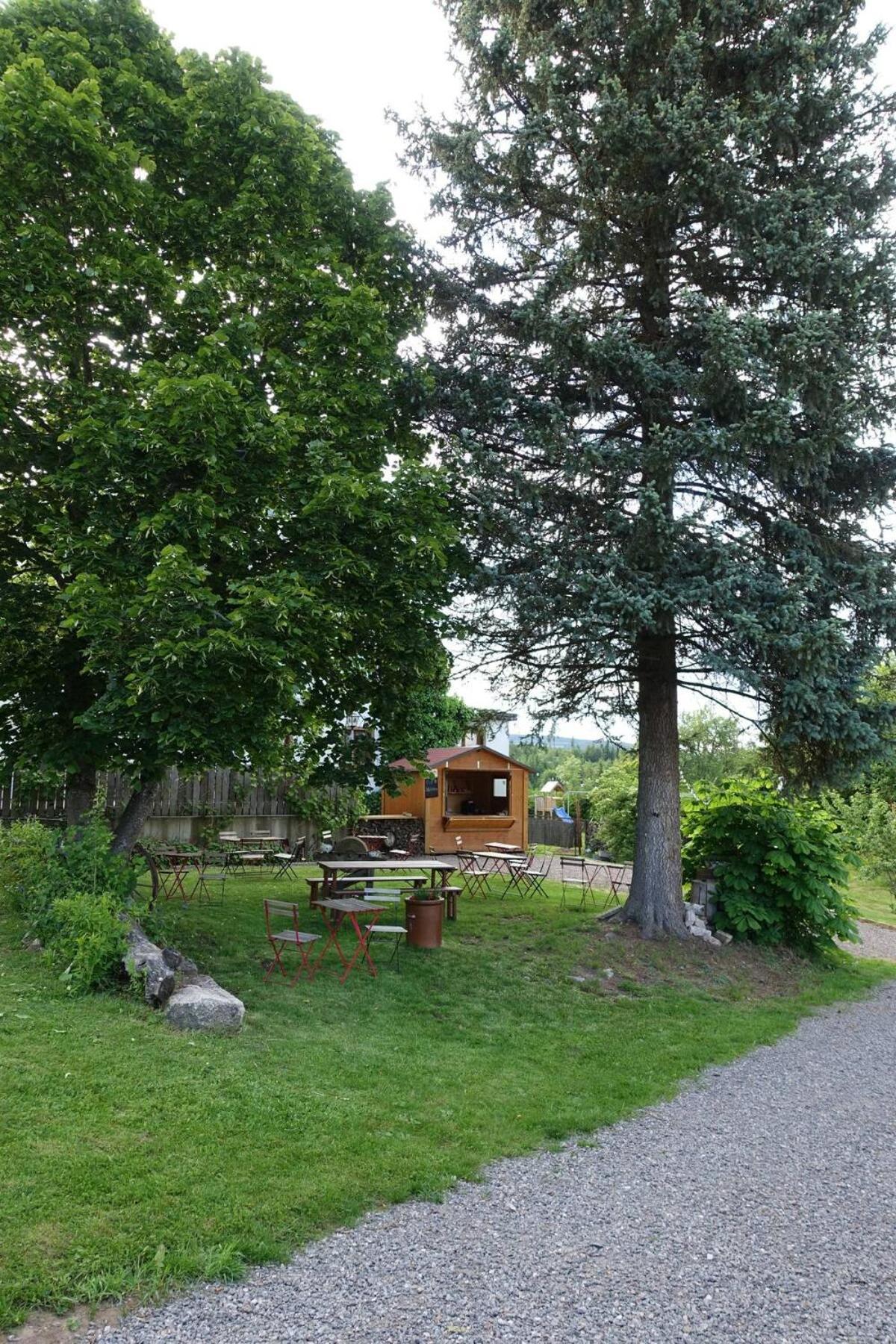 Blick In Den Garten Holzschlag Eksteriør bilde